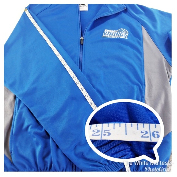 Miamisburg Vikings Full Zip Track Jacket Sz Medium - Picture 5 of 5